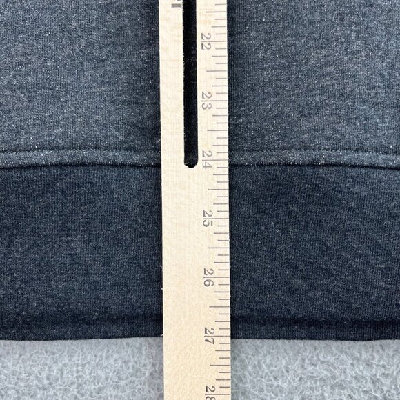 Revtown 1/4 Zip Sweatshirt Mens Medium Gray Mock Neck Fleece Comfort Minimalist - Picture 16 of 16